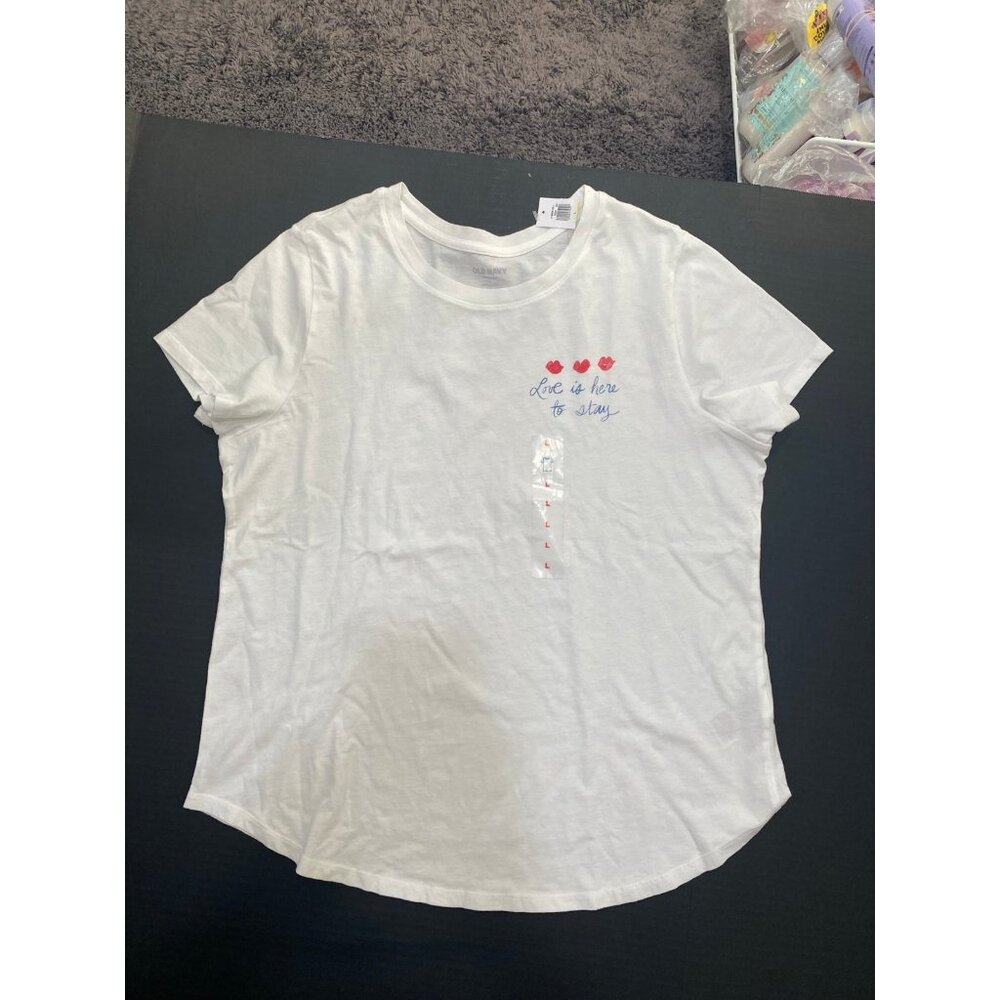 Old Navy Valentine “Love” Pajama Lounge Sleep Shirt Size Large (12-14)